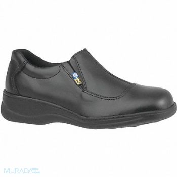 MELLOW WALK Loafer Shoe 10-1/2 E Black Steel PR, 33UC80