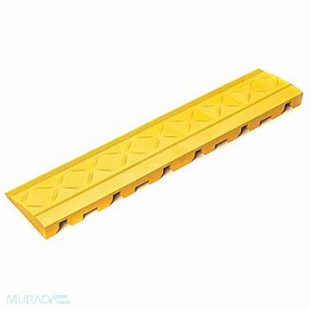 SAFE-FLEX Mat Ramp Yellow 4 in x 18 in PK10, 33VL86