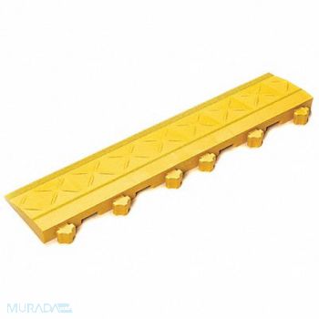 SAFE-FLEX Mat Ramp Yellow 4 in x 18 in PK10, 33VL87