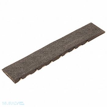 SAFE-FLEX Mat Edging Black 4 in x 18 in PK2, 33VL92