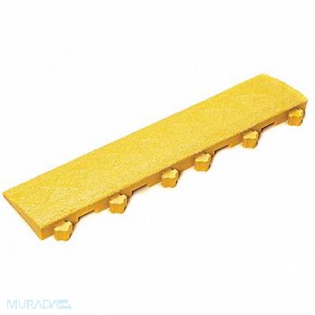 SAFE-FLEX Mat Ramp Yellow 4 in x 18 in PK10, 33VL95