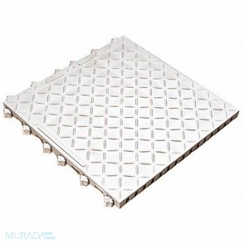SAFE-FLEX Antifatigue Mat White 18 x 18 PK10, 33VL98