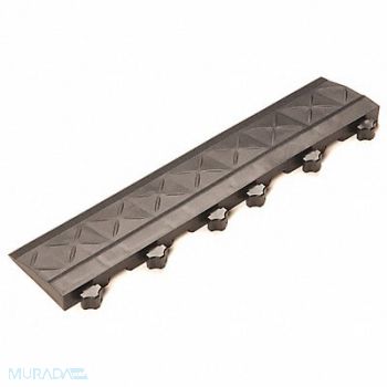 SAFE-FLEX Mat Ramp Black 4 in x 18 in PK10, 33VM01