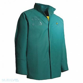 ONGUARD Chemtex Rain Jacket Hood Snaps Green 3XL, 41H996