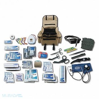 EMI Emrgncy Medical Kit 73 Components Grn, 33VP16