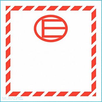 STRANCO INC Label 4 1/2 in x 4 1/2 in Paper, 33W827