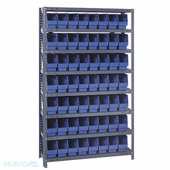QUANTUM STORAGE SYSTEMS G7426 Bin Shlvng 18inx75inx36in Blue, 33Z250