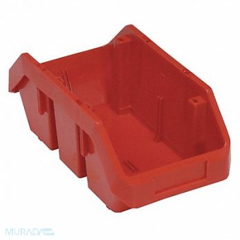 QUANTUM STORAGE SYSTEMS G7002 Cross-Stacking Bin Red PP 5 in, 33Z273