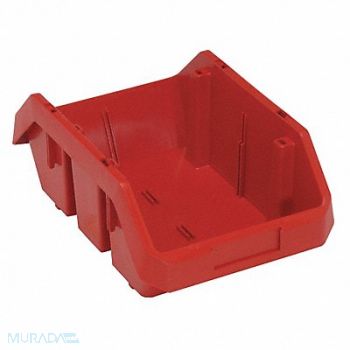 QUANTUM STORAGE SYSTEMS G7004 Cross-Stacking Bin Red PP 6 1/2 in, 33Z275