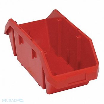 QUANTUM STORAGE SYSTEMS G7006 Cross-Stacking Bin Red PP 7 in, 33Z277