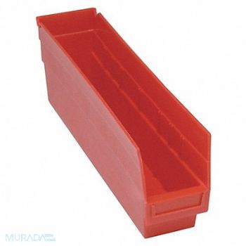 QUANTUM STORAGE SYSTEMS G7028 Shelf Bin Red Polypropylene 8 in, 33Z292