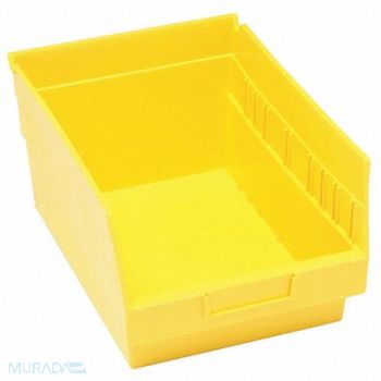 QUANTUM STORAGE SYSTEMS G7032 Shelf Bin Yellow Polypropylene 8 in, 33Z306