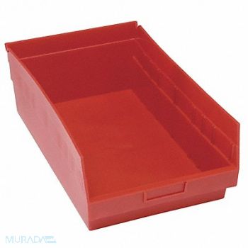 QUANTUM STORAGE SYSTEMS G7035 Shelf Bin Red Polypropylene 8 in, 33Z314