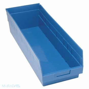 QUANTUM STORAGE SYSTEMS G7036 Shelf Bin Blue Polypropylene 8 in, 33Z316