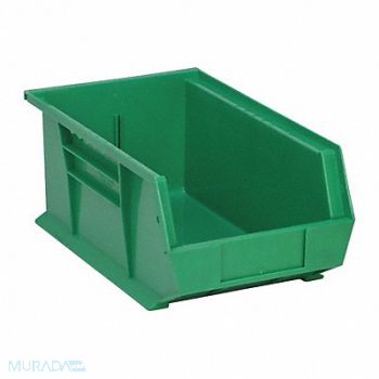 QUANTUM STORAGE SYSTEMS G7040 Hang and Stack Bin Green PP 6 in, 33Z331