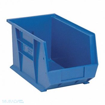 QUANTUM STORAGE SYSTEMS G7041 Hang and Stack Bin Blue PP 8 in, 33Z336