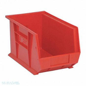 QUANTUM STORAGE SYSTEMS G7041 Hang and Stack Bin Red PP 8 in, 33Z339