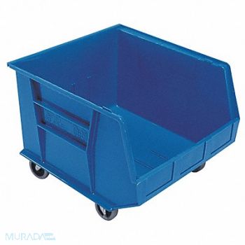 QUANTUM STORAGE SYSTEMS G7042 Mobile Bin Blue Polypropylene 11 in, 33Z342