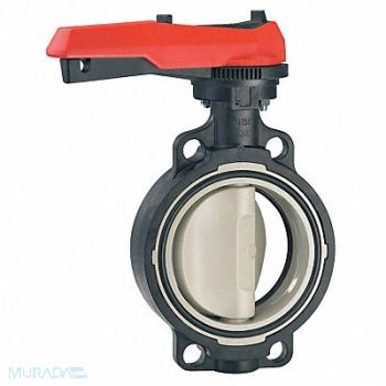 GEORG FISCHER Butterfly Valve Polypropylene 6 In, 33Z919