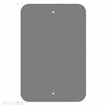 TAPCO Blank Sign Aluminum 18 H 12 W 2 Holes, 342TW2