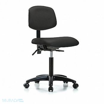 BLUE RIDGE ERGONOMICS Vinyl Chair Med Tilt Casters Black, 343A82