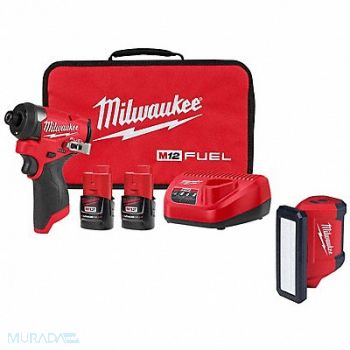 MILWAUKEE M12 1/4 Impact Driver M12 ROVER Light, 387WL8