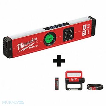 MILWAUKEE Digital Level 4V Lithium Battery 14 L, 349AK0