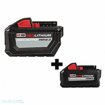 MILWAUKEE Battery Li-Ion 18V 12.0Ah 8.0Ah, 349VH4
