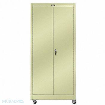 HALLOWELL K4841 Storage Cabinet 78 x48 x24 Tan 4Shlv, 34A333