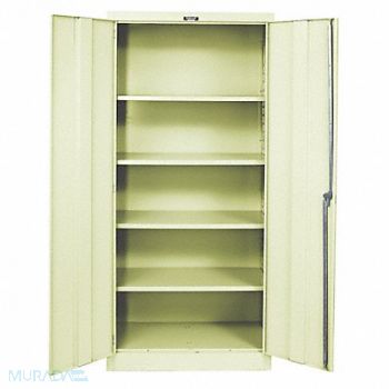 HALLOWELL K3873 Storage Cabinet 78 x48 x24 Tan 4Shlv, 34A330