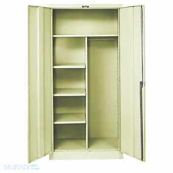 HALLOWELL K4196 Storage Cabinet 78 x48 x24 Tan 4Shlv, 34A345