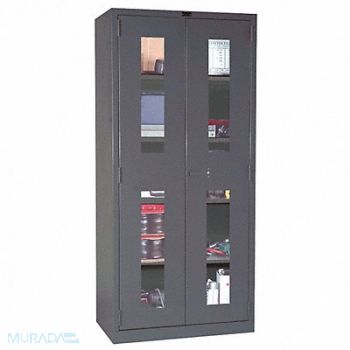 HALLOWELL Strg Cab 78 x48 x24 Charcoal 4Shlv, 34A496