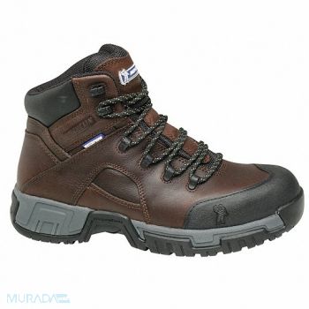 MICHELIN 6 Work Boot 13 Wide Brown Steel PR, 34AL83