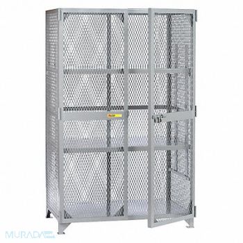 LITTLE GIANT StrgLckr 78 x61 x33 Gray 2Shlv, 34AV17