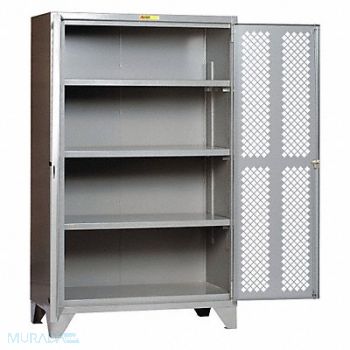 LITTLE GIANT Storage Cabinet 78 x30 x60 Gray 3Shlv, 34AV42