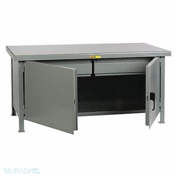 LITTLE GIANT Cabinet Workbench Steel 72 W 36 D, 34AW21