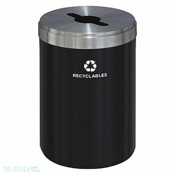 GLARO Recycling Container Black 41 gal., 34AW62