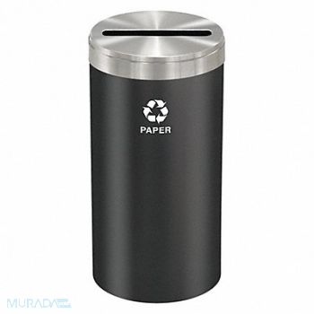 GLARO Recycling Container Black 23 gal., 34AW65