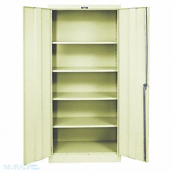 HALLOWELL Storage Cabinet 72 x48 x24 Tan 4Shlv, 34C132