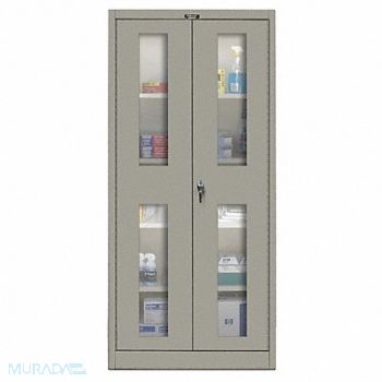 HALLOWELL Strg Cab 72 x36 x18 DrkGry 4Shlv, 34C258