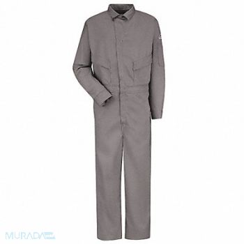 VF IMAGEWEAR G7298 Flame-Resistant Coverall Gray 42 In, 34C978