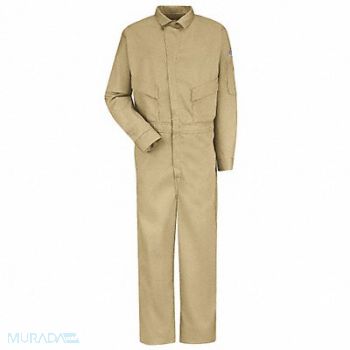 VF IMAGEWEAR G7298 Flame-Resistant Coverall Khaki 52 In, 34C997