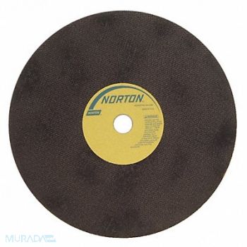 NORTON Cut-Off Wheel T1 12in.x1/16in.x1in., 34CD80