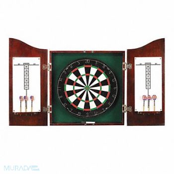 HATHAWAY Dartboard Dark Cherry 25-1/2inH x 44inW, 34CR46