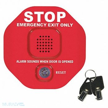 SAFETY TECHNOLOGY INTERNATIONAL Exit Door Alarm Horn Siren 105dB, 34D117