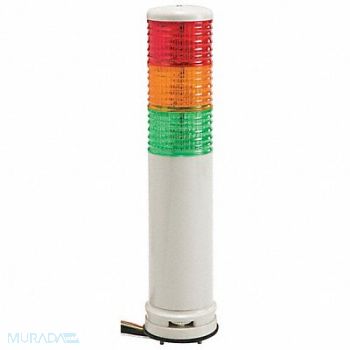 SCHNEIDER ELECTRIC Tower Light Red Orange Green Base Mount, 34D601