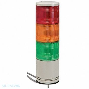 SCHNEIDER ELECTRIC Tower Light 100mm Red Orange Green, 34D619