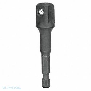 DEWALT Impct Skt Adpt Steel Blk 1/4 in PK25, 34D712