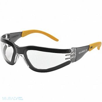 ELVEX Safety Glasses Clear, 34DC31