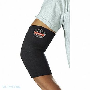 PROFLEX BY ERGODYNE Elbow Sleeve Pull-Over L Black, 34DW11
